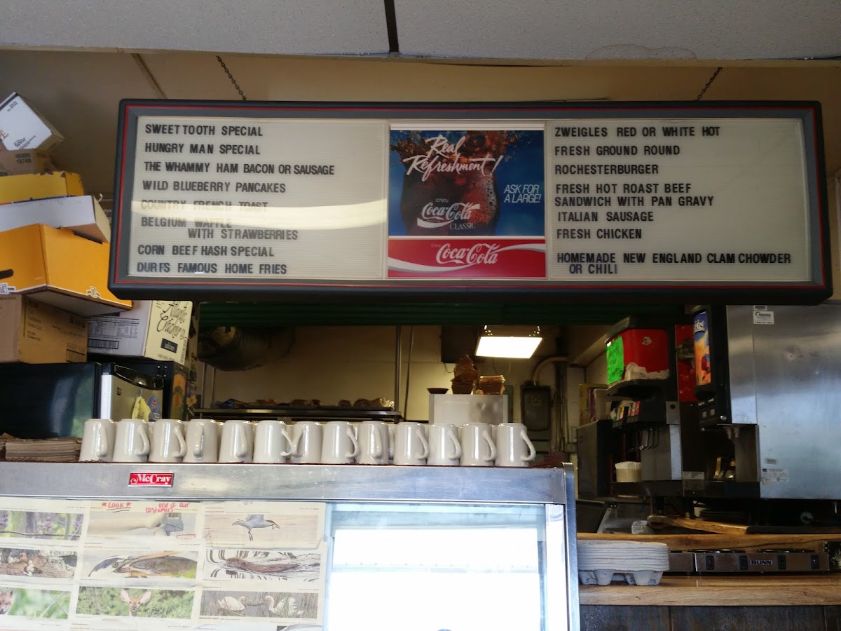 Menu Durf's Family Restaurant-8